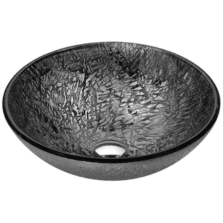 Anzzi Arc Vessel Sink in Arctic Sheer LS-AZ207